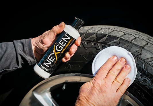 Nexgen Wet Look Tire Shine — Oil-Based Premium Dressing — High Gloss Finish and Protection for Tires - 16 oz