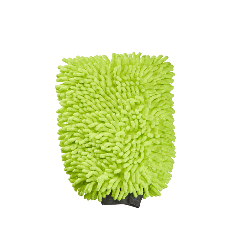 Ceramic Garage Wash Mitt Extra Plush Scratch Free Microfiber - Green