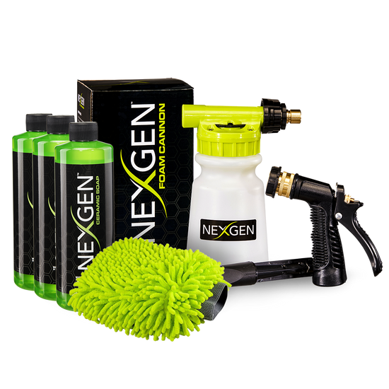 Nexgen Ceramic Wash Kit  Car Soap, Foam Blaster & Mitt