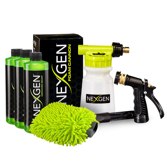 Nexgen Ceramic Wash Kit | Car Soap, Foam Blaster & Mitt Nexgen Ceramic Wash Kit | Car Soap, Foam Blaster & Mitt
