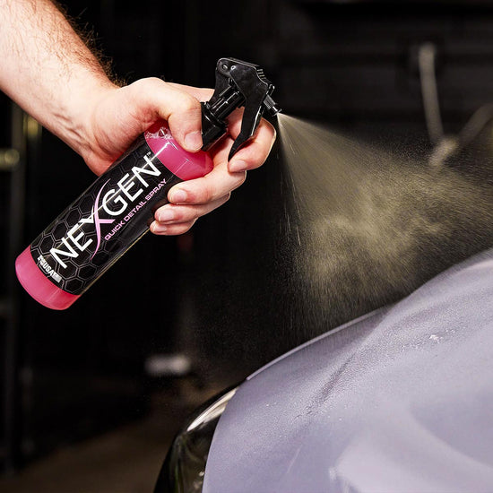 Barrett-Jackson Rapid Car Detailing Spray, Contains Carnauba Wax - Spray on  and Wipe Off for Easy